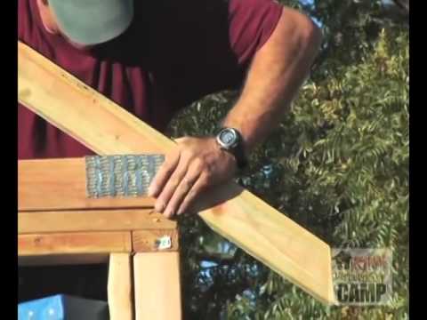 how to fasten roof trusses