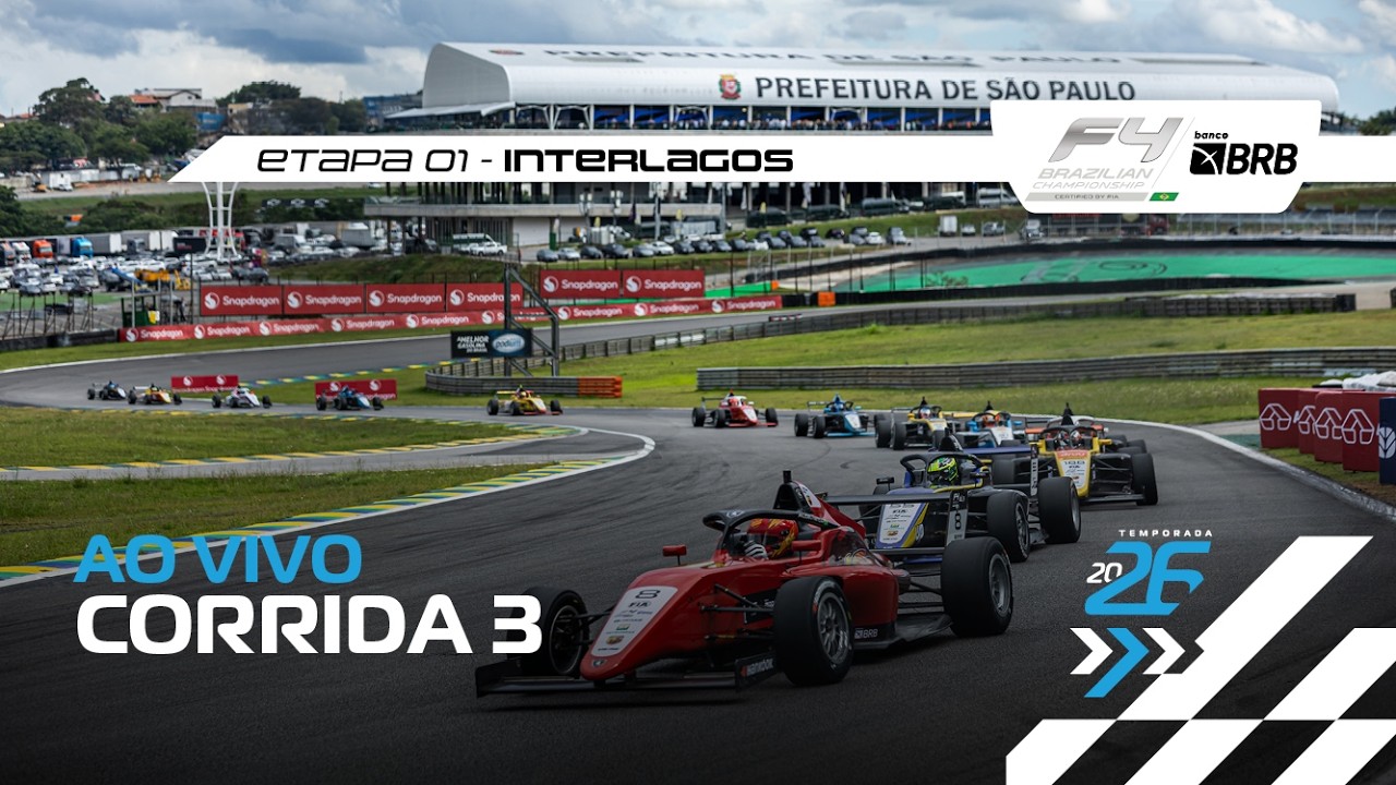 FORMULA 4 BRAZILIAN CHAMPIONSHIP 2026 | 1ª ETAPA - INTERLAGOS - CORRIDA 3