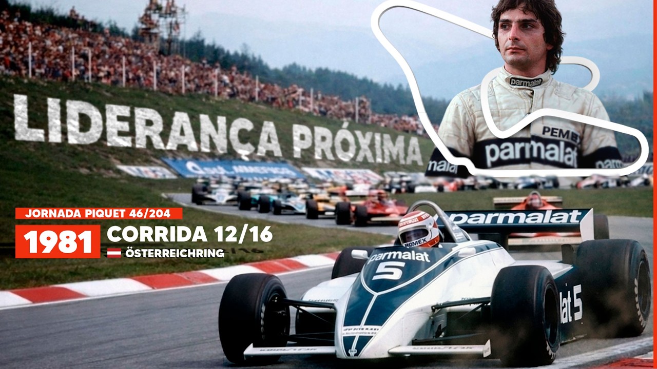 Pódio coloca PIQUET de vez na briga pela liderança - GP da Áustria 1981