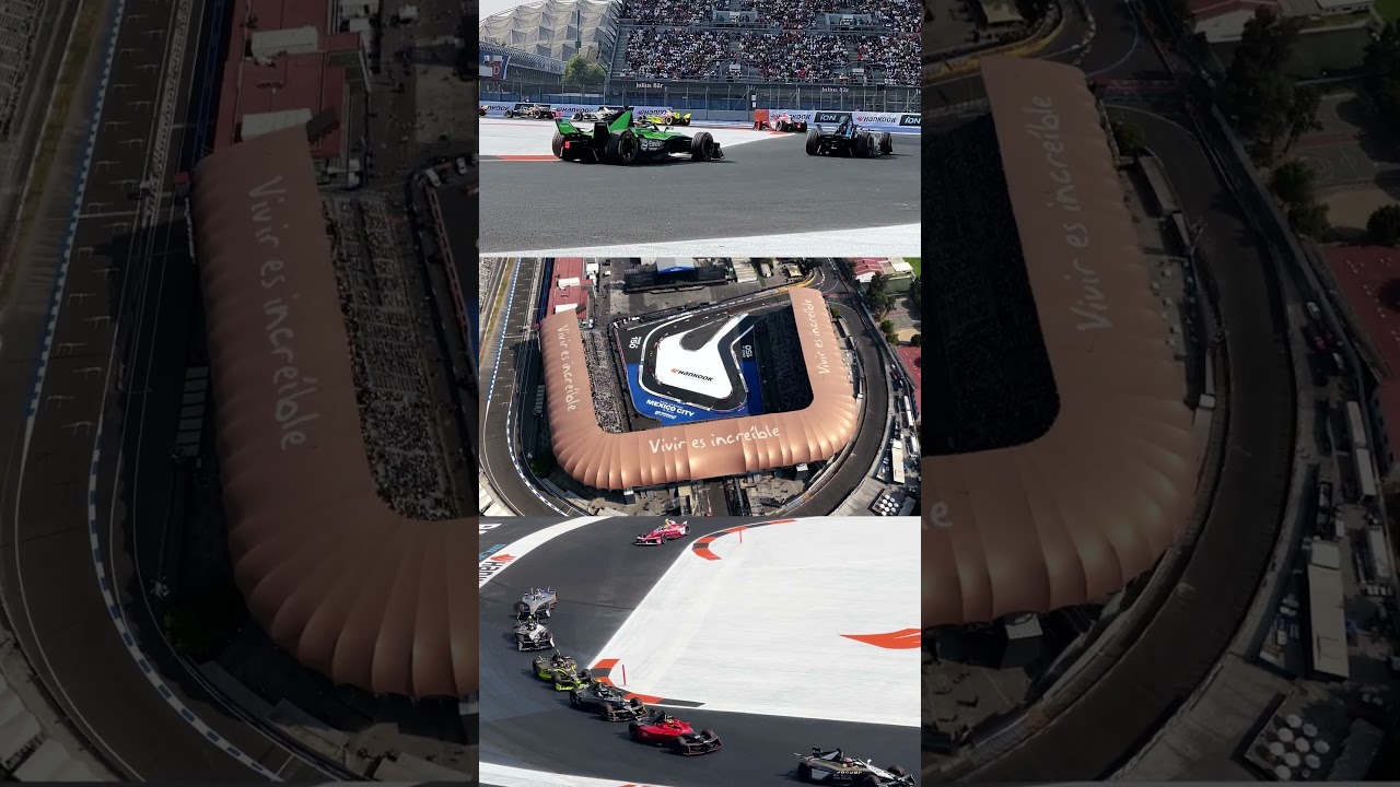 This slo mo is CINEMA 🤩 #FormulaE #Motorsport #Racing