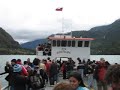 Corto Viaje en Transbordador, en el Sur de Chile (X Region, Comuna de Cochamo, Lago Tagua-Tagua)