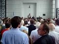 Raúl Alfonsín en homenaje a Arturo Illia