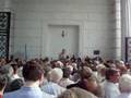 Raúl Alfonsín en homenaje a Arturo Illia