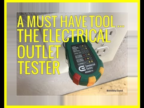 A MUST HAVE TOOL - The Electrical Outlet Tester - How to use and why you should have it