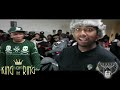 this was a war of words. starbuxx making his third appearance in king of the ring against the new gunner ak from the bronx. let's see who comes out king!