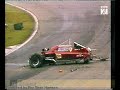 Racing crashes