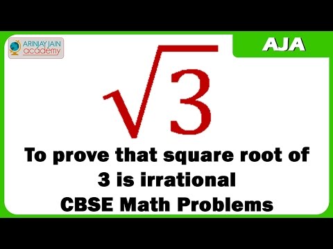 how to prove square root of 3 is irrational