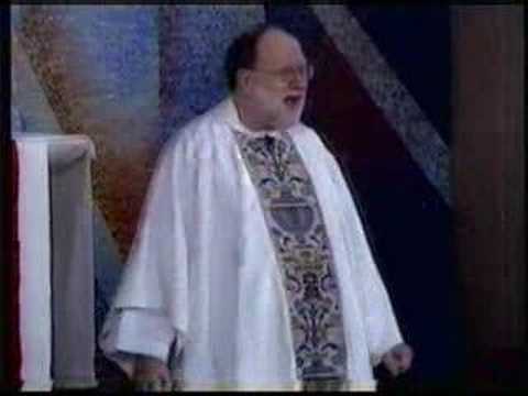 priest preaching 8 minute homily