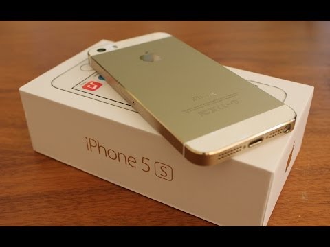 Gold iPhone 5s Unboxing and Setup (HD)