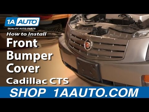 How to Install Replace Front Bumper Cover Cadillac CTS 03-07 1AAuto.com