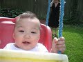 Aidan on a Swing!