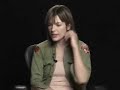 milla talking about different videogames. the interview is from when the first resident evil movie came out.