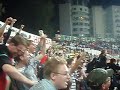 NEC supporters in afwachting laatste fluitsignaal tegen Dinamo waarna het vak ontploft!
