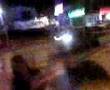 Sarah and Tasha on a seesaw and there fages burning