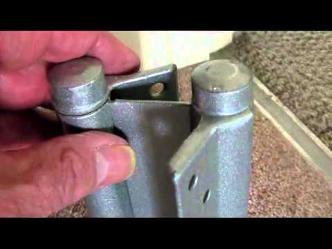 how to fit cranked hinges