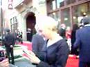 renee zellweger signs the vonnys autographs at her premiere for the movie leatherheads in maysville, kentucky