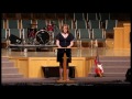 Briercrest Graduation 2013 Hannah Sims Testimony