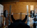 335 lbs x 5 reps (at 205 lbs)