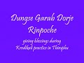 Garab Dorje Rinpoche (噶拉多傑仁波切) at his temple in Thimphu