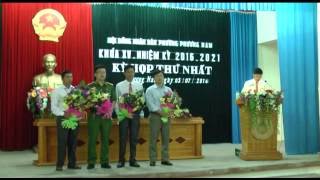 HĐND phường Phương Nam: Kỳ họp thứ nhất.