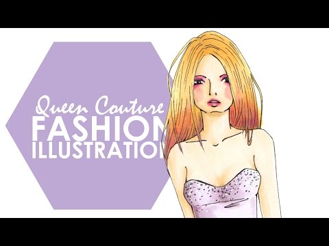 Illustration - HEY! i'm working on a collection called Queen Couture and it's a big collection.. maybe and I'm doing some kind of elimination for it LOL like some designs I...