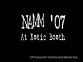 Allen Hinds at Xotic booth NAMM 2007