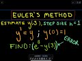 Euler's Method - Another Example #2
