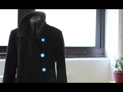 Glowing 3D Printed Coat Buttons