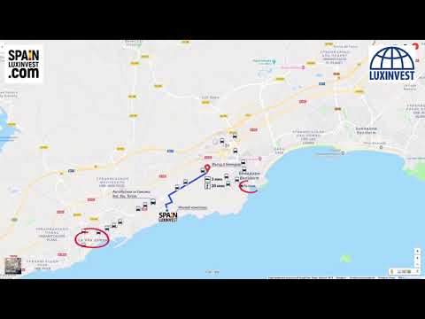 La infraestructura del complejo de élite. Obra Nueva en la primera línea del mar en la Costa Blanca, en las afueras de Benidorm