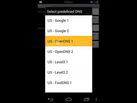 how to adjust dns on android