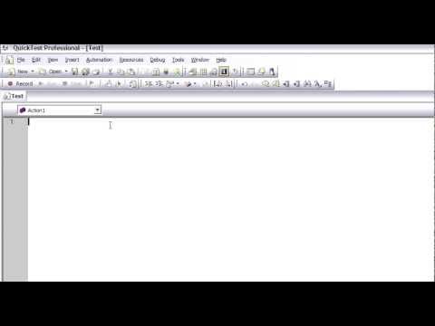 how to define environment variable in qtp