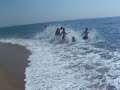 coma cros en la playa