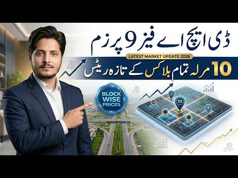 DHA Phase 9 Prism 10 Marla Plot Price & Block Wise Map Location Update 2026 | Buy or Hold?