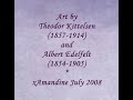 two melancholy folk songs from finland..

on suuri sun rantas autius (how lonely is your shore) arr. by matti hy�kki, and

l�ksin mina kes�y�n� k�ym��n (and i walked the vales) arr. by einar englund.

adolf fredrik's girls choir, cond. bo johansson.

paintings by theodor kittelsen (1857-1914) 