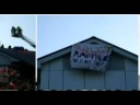 Rooftop Protest at Bristol Bomb Maker
