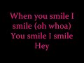 U Smile Justin Bieber Lyrics