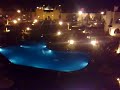 Hotel Chergui Hotel Marruecos, Piscina en la noche