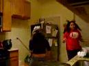 Caught off guard dancing with the red shirt
