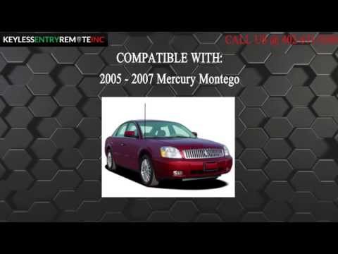 How To Replace Mercury Montego Key Fob Battery 2005 2006 2007