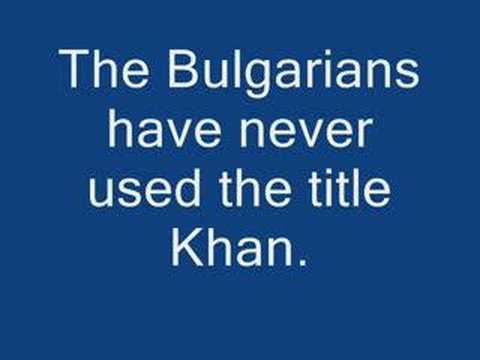 Origins of the Bulgarians