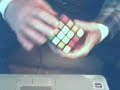 Ben solving the 4 X 4 Rubik's Revenge Cube