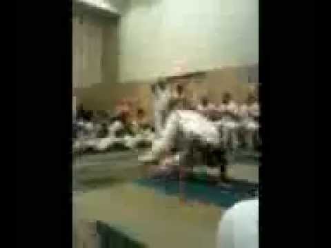 Me playing capoeira at our 2010 event See video