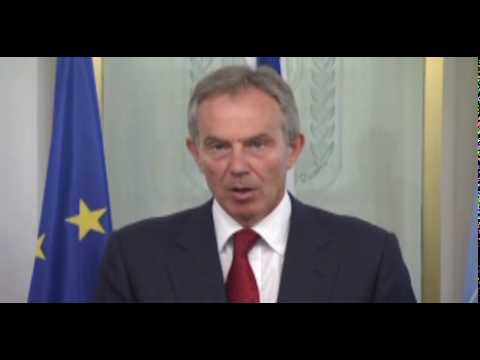 Tony Blair welcomes new policy to improve daily lives in Gaza