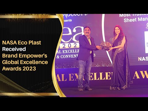 Global Excellence Awards 2023 | NASA Eco Plast Wins | Plastic Shuttering Manufacturer | Brand Empower