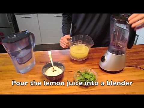 how to make a lemon mint juice
