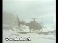 Faldsk�rmsskil�b med hj�lp fra en helikopter