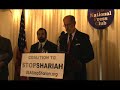 Frank Gaffney, Coalition to Stop Shariah