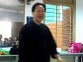 tran quang hai showed how to learn overtone singing in a few minutes with vietnamese students of the ass.tieng hat que huong , in hcm city, 09 december 2007