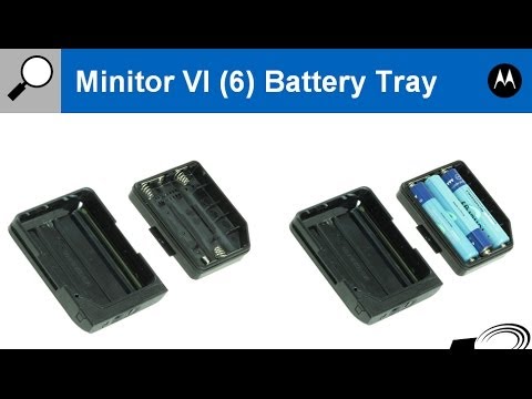 how to remove the battery from a motorola minitor v