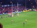 Ronan O Gara Conversion. Munster v Glasgow Magners League 08